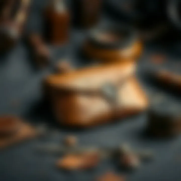 Luxurious soft leather texture showcasing craftsmanship