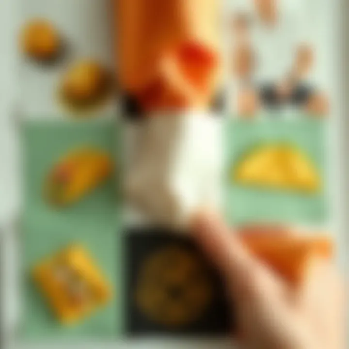 Versatile Applications of Taco Fabric A collage illustrating various creative applications of taco fabric