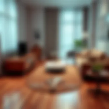 Turtle Rug in Modern Living Space Stylish living room featuring a round turtle rug