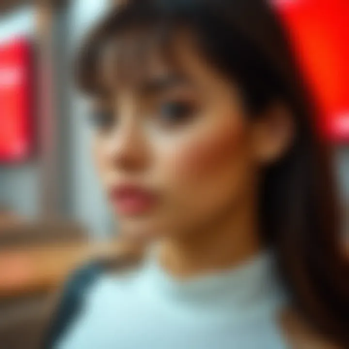 Fashion Statement with Butterfly Nose Ring Stud Stylish individual showcasing butterfly nose ring stud in a fashionable context