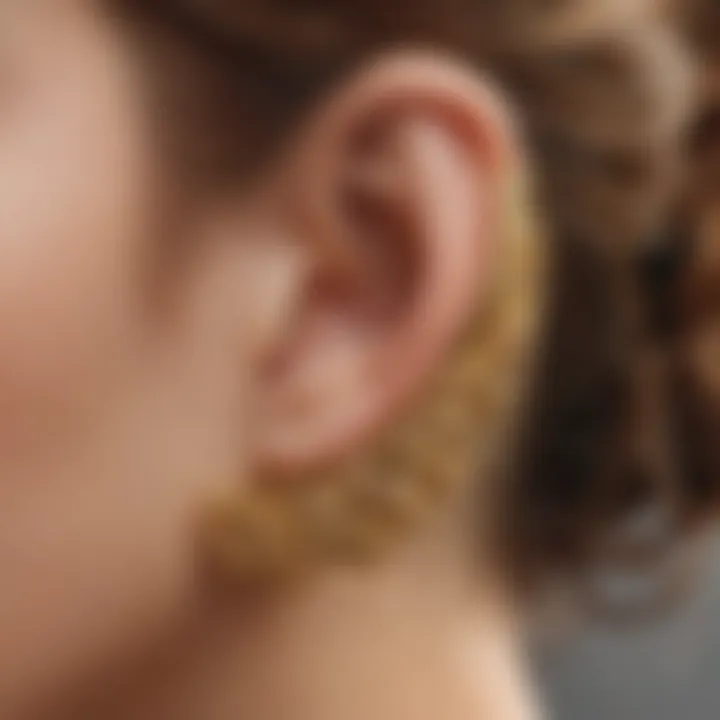 Diverse Styles of Gold Ear Cuffs A collection of various non-pierced gold ear cuffs showcasing different styles.