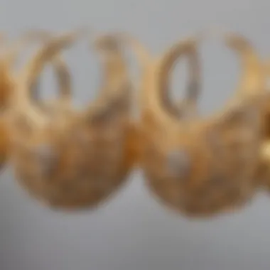 Cultural Significance of Gold Ear Cuffs An elegant display highlighting the cultural significance of gold ear cuffs across different societies.