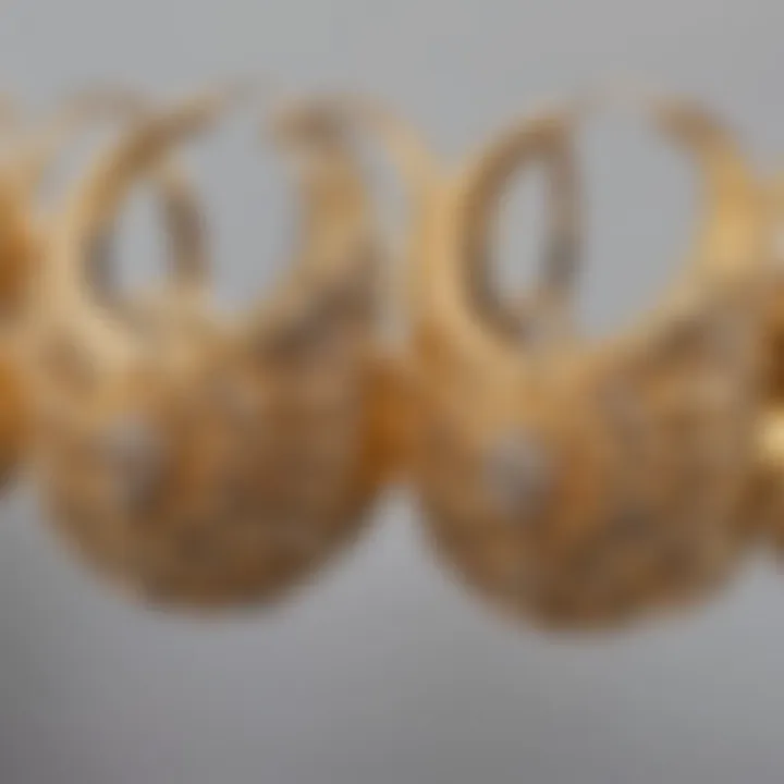 Cultural Significance of Gold Ear Cuffs An elegant display highlighting the cultural significance of gold ear cuffs across different societies.