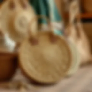 Eco-Friendly Materials in Round Woven Purse Production Sustainable materials used in crafting round woven purses