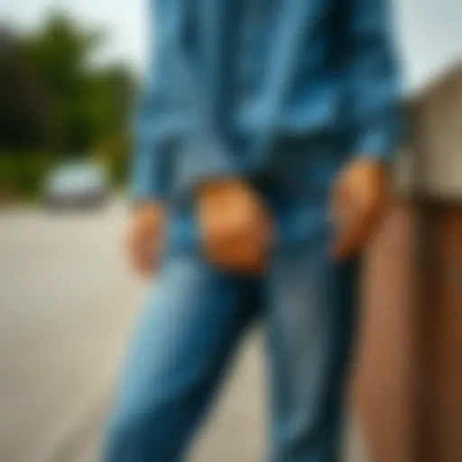 Classic bluejeans showcasing timeless style