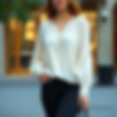 Different Ways to Style Loose Blouses Different ways to style loose blouses