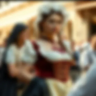 Symbolic elements of the beer maiden costume and their cultural significance