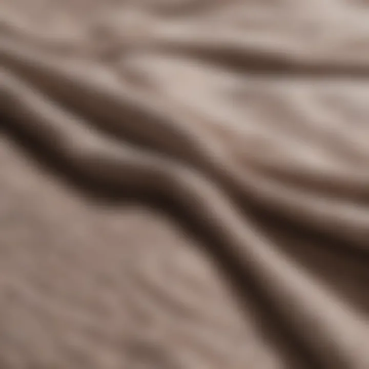 Close-up of the fabric texture of a big wearable blanket