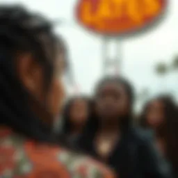 Diverse styles of faux locs showcased elegantly