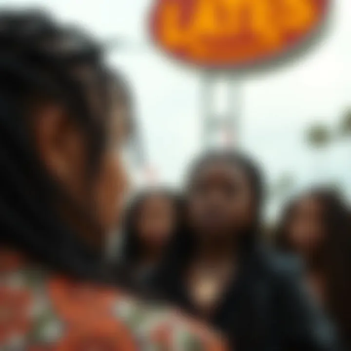 Diverse styles of faux locs showcased elegantly