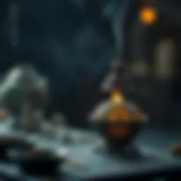 A beautifully designed smokeless incense burner showcasing intricate craftsmanship.