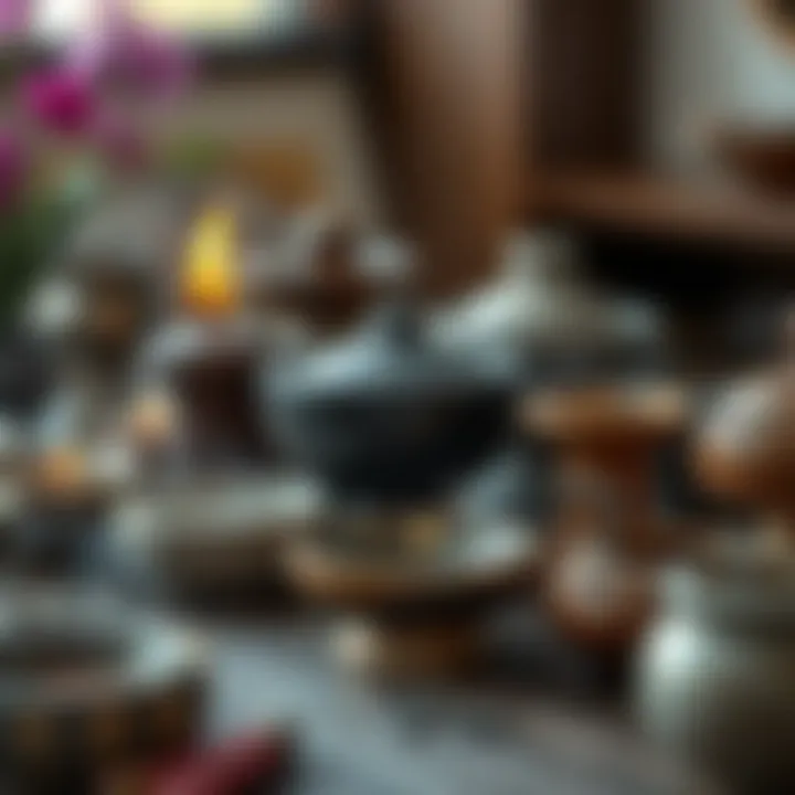 Diverse Materials in Smokeless Incense Burners A collection of various smokeless incense burners made from different materials, representing diversity.