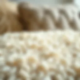 Luxurious sheep wool texture showcasing comfort