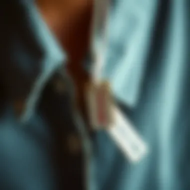 A historical timeline illustrating the evolution of cord tags in the fashion industry.