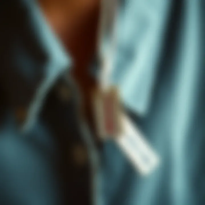 A historical timeline illustrating the evolution of cord tags in the fashion industry.