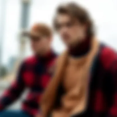 Diverse Color Palettes in Plaid Sweater Designs Diverse color palettes in plaid sweater designs