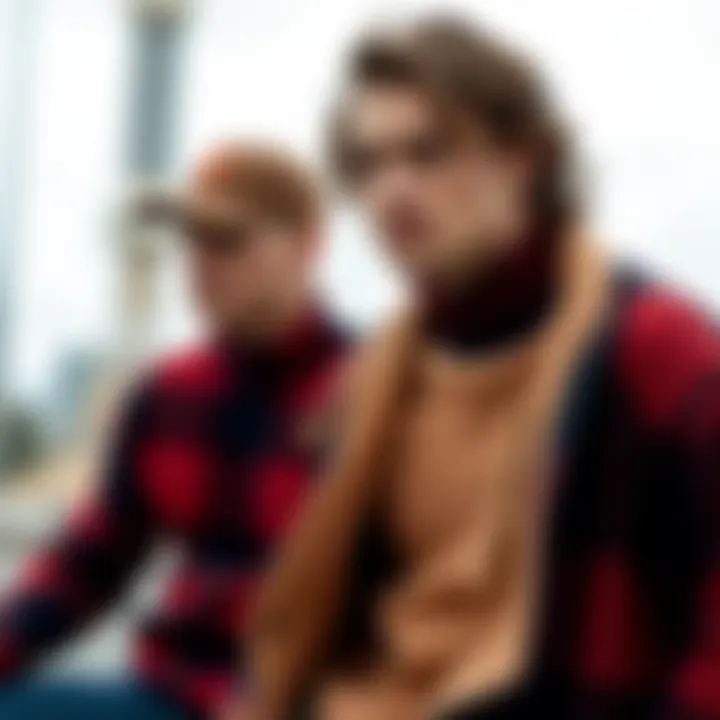 Diverse Color Palettes in Plaid Sweater Designs Diverse color palettes in plaid sweater designs