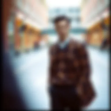 Plaid Sweater in Formal Outfit Plaid sweater showcased in a formal outfit