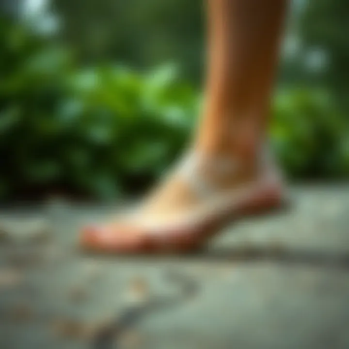 Sustainable Materials for Footwear Sustainable materials used in the making of clear ankle strap sandals