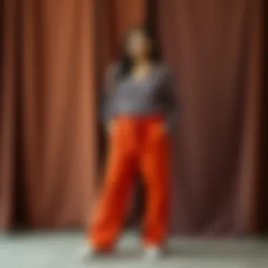 Diverse fabric options for harem pants jumpsuits