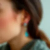 A collection of stunning vertical tragus piercing jewelry pieces showcasing diverse styles and materials