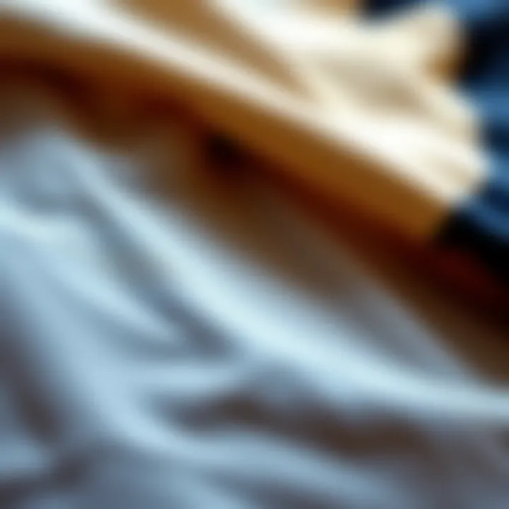 A close-up of unique fabric textures used in graphic short shorts design