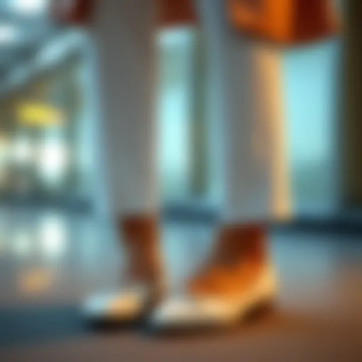 Styling Techniques for Modern Elegance A chic outfit paired perfectly with fancy white flats