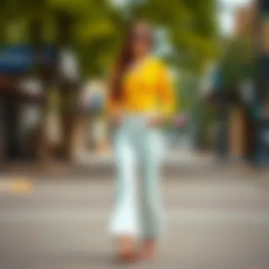 Inspiring Outfit Ideas with Flare Jeans Fashionable outfit combinations featuring flare jeans