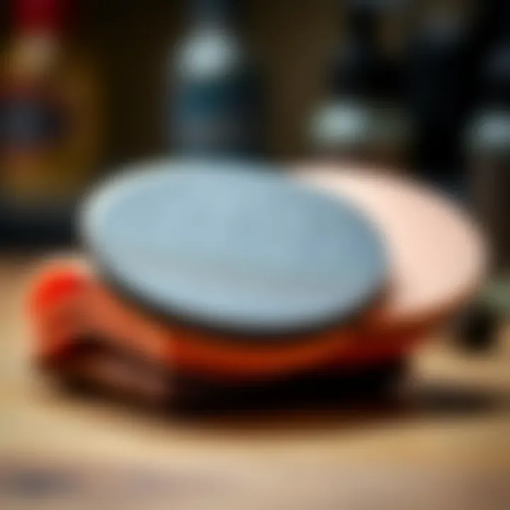 Materials Utilized in Hair Straightener Pads Illustration displaying various materials used in hair straightener pads