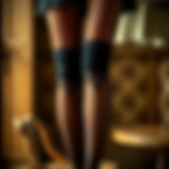 The Evolution of Stockings with Garter Hooks Historical representation of stockings with garter hooks through the ages