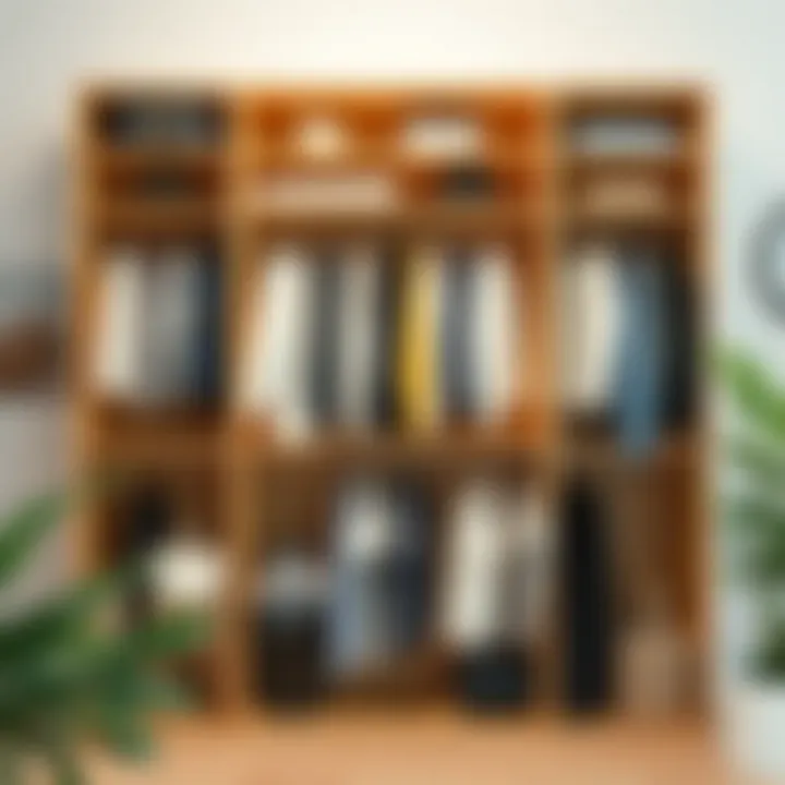 Functional and aesthetic large clothes storage solutions