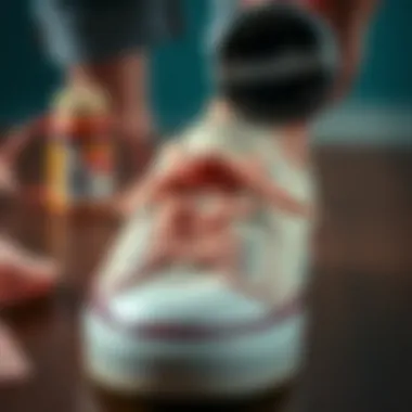 Effective Maintenance of Canvas Shoe Laces Cleaning supplies and techniques for maintaining canvas shoe laces