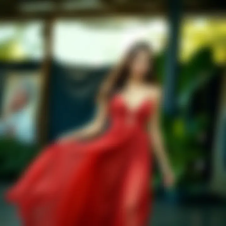 Sustainable Style: The Role of the Maxi Dress in Eco-Friendly Fashion A sustainable fashion setting featuring the maxi dress as a key piece