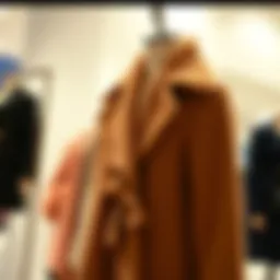 Stylish winter dress on a mannequin