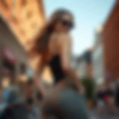 A stylish outfit enhanced by a padded butt shaper