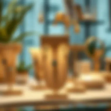 Personalization in Jewelry Display Personalized jewelry stands decorated in unique styles