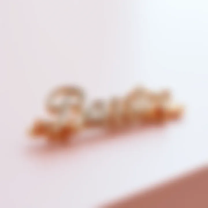 Elegant personalized name barrette showcasing intricate design