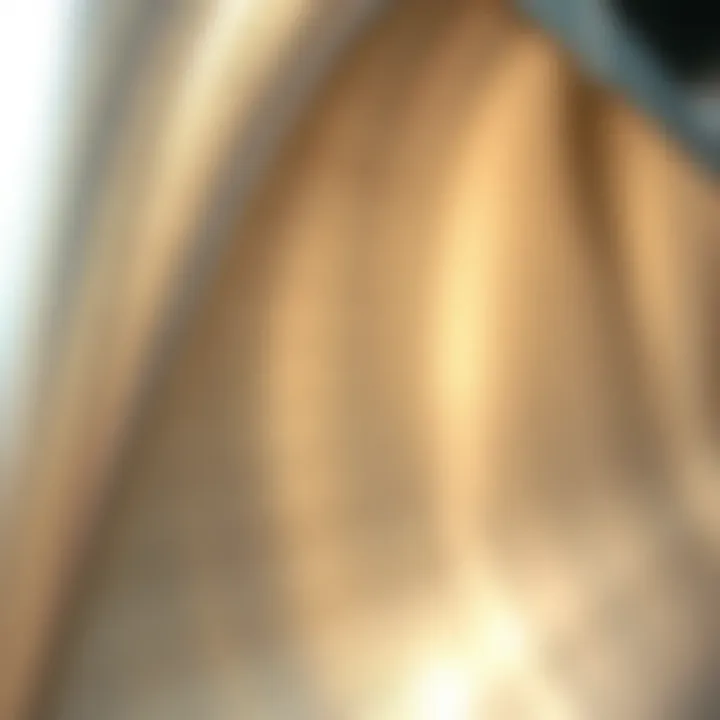 Textural Details of Stainless Steel Contact Paper Close-up of stainless steel contact paper showcasing texture and finish