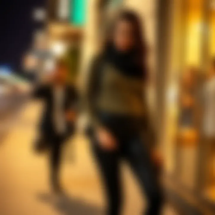 Stylish outfit featuring polyester leggings