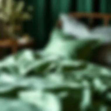 Maintaining Your Satin Duvet Cover Illustration of care instructions for satin duvet covers