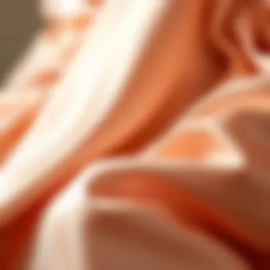 The Sheen of Satin: A Closer Look Close-up of satin fabric showcasing its sheen