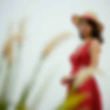 Stylish Ensemble with Red Sequin Dress A fashionable ensemble featuring the red sequin dress styled with complementary accessories and footwear.