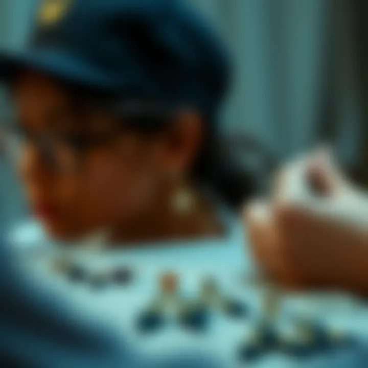 Artisanal craftsmanship in creating minimalist earrings