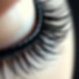 Luxurious mink lashes showcasing their natural sheen and texture