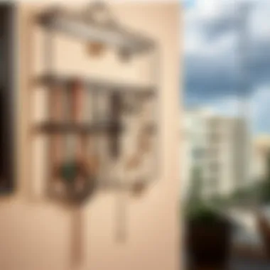 Wall-Mounted Elegance for Your Collection Stylish wall-mounted jewellery hanger enhancing home decor