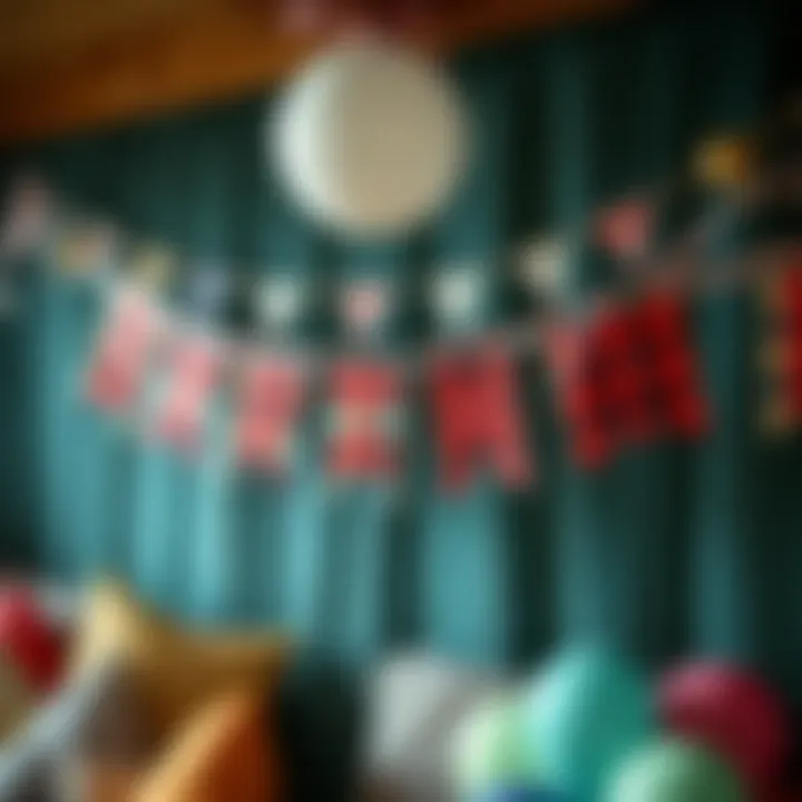 Creative DIY Plaid Birthday Banner Creative DIY plaid birthday banner showcasing vibrant patterns