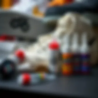 Exploring Sneaker Adhesives: A Collection Various types of sneaker repair adhesives displayed