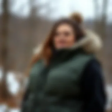 Sustainable Materials in Plus-Size Winter Vests Sustainable winter vest made from eco-friendly materials