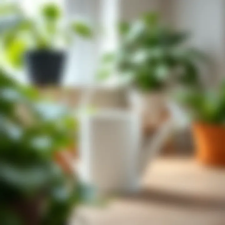 An elegant watering can designed for efficient watering.
