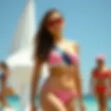 Historical evolution of swimwear styles